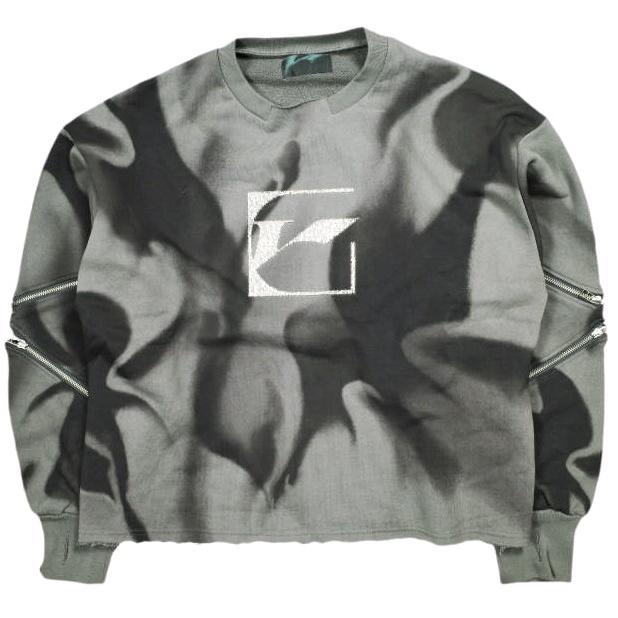 VI E DIT ヴィエディット 25AW Force Zip Sweatshirt フォースジップトレーナー 2503-VED-CMD0018 2 グレー トレーナー スウェット | 