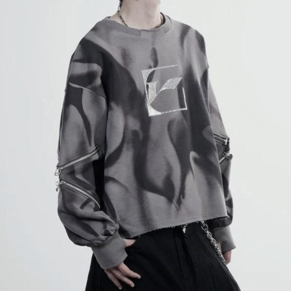 VI E DIT ヴィエディット 25AW Force Zip Sweatshirt フォースジップトレーナー 2503-VED-CMD0018 2 グレー トレーナー スウェット |  | 02