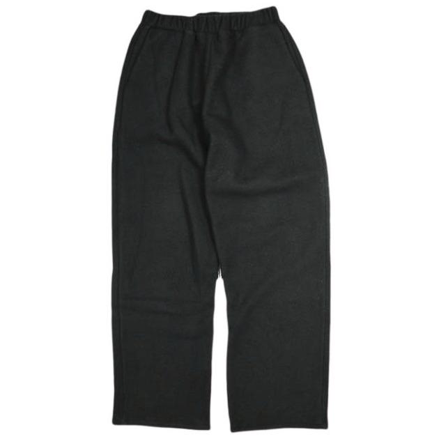 INSCRIRE アンスクリア 24AW 日本製 FLEECE PANTS フリースパンツ I24AW-BC93B L BLACK イージー ユニセックス ボトムス g25458 | 