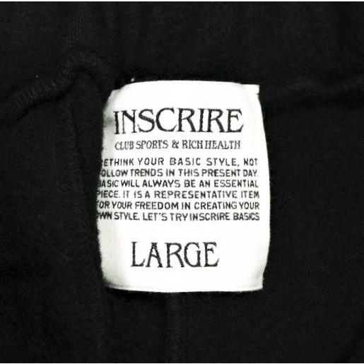 INSCRIRE アンスクリア 24AW 日本製 FLEECE PANTS フリースパンツ I24AW-BC93B L BLACK イージー ユニセックス ボトムス g25458 |  | 03