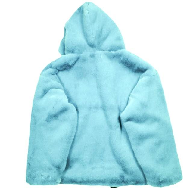 新品 FR(13)NDS フレンズ 25AW FAKE FUR HOOD BZ フェイクファーフードブルゾン UNS24041 L ブルー ROYAL FLASH オーバーサイズ ジャケット |  | 01