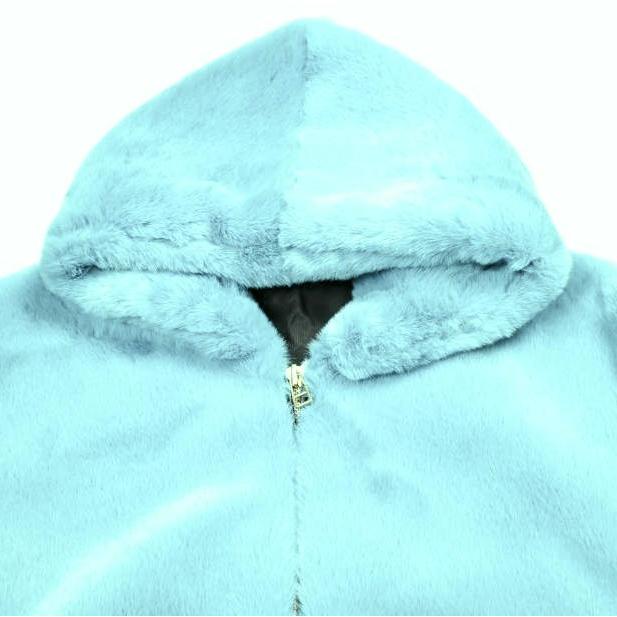 新品 FR(13)NDS フレンズ 25AW FAKE FUR HOOD BZ フェイクファーフードブルゾン UNS24041 L ブルー ROYAL FLASH オーバーサイズ ジャケット |  | 03