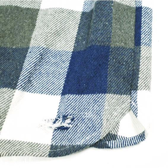 新品 Danke Schon ダンケシェーン 25AW FLANNEL DAMAGE SHIRTS BLOCK ダメージ加工 フランネルチェックシャツ UNS24033B-DS M ブルー 長袖 |  | 05