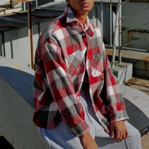 新品 B omnivore ビーオムニボー 25AW BLOCK CHECK SHIRTS ブロックチェックシャツ UNS24033B-B0 L レッド 長袖 フランネル BEAVER g25467 |  | 02