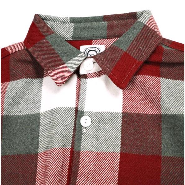 新品 B omnivore ビーオムニボー 25AW BLOCK CHECK SHIRTS ブロックチェックシャツ UNS24033B-B0 L レッド 長袖 フランネル BEAVER g25467 |  | 03