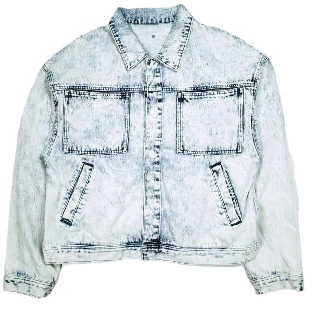 Danke Schon ダンケシェーン 24SS CHEMICAL BLEACH DENIM JACKET ケミカルブリーチ デニムジャケット Indigo Gジャン サンプル品 | 