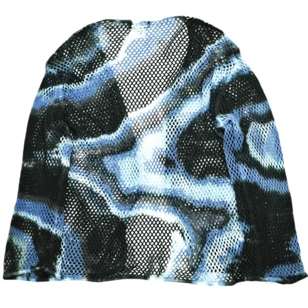 Lamrof x BEAMS ラムロフ ビームス 25SS 別注 日本製 Ami Art Cardigan アミアートカーディガン LM-25SS-CT01  Free Black/Blue メッシュ |  | 01