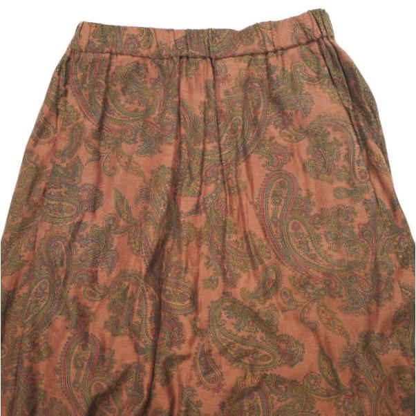 Pilgrim Surf+Supply ピルグリム サーフ+サプライ 20AW ペイズリーフレアロングスカート 37-27-0069-879 0 Brown BEAMS イージー マキシー |  | 05