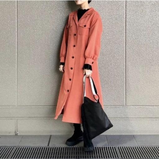 Ray BEAMS レイビームス サファリシャツワンピース 63-26-0500-928 ONE SIZE BRICK 長袖 ドレス トップス g25486 |  | 02