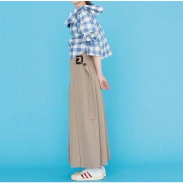 maturely マチュアリー Super Kilt Maxi Skirt スーパーキルトマキシスカート 13-27-0413-391 ベージュ BEAMS ロング プリーツ 巻き g25488 |  | 02