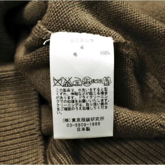 The FRANKLIN TAILORED フランクリンテーラード Cashwool Turtleneck Knit キャッシュウールタートルネックニット 90AN3 4 BROWN セーター |  | 06