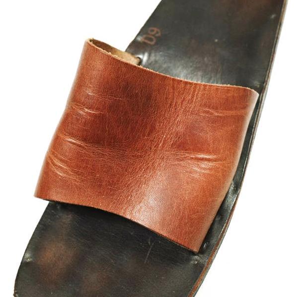 JUTTA NEUMANN ユッタニューマン SIMONE - SQUARE TOE シモーネ スクエアートゥ レザーサンダル D9(27cm) ブラウン Birkソール シューズ |  | 05
