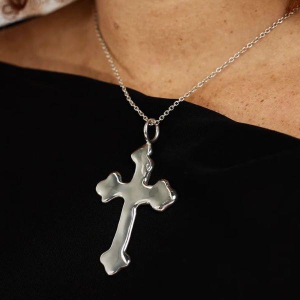 STEFF ELEOFF ステフエレオフ Divine Cross クロスネックレス シルバー SILVER925 定価71,600円 KITH TOKYO アクセサリー g25502 |  | 01