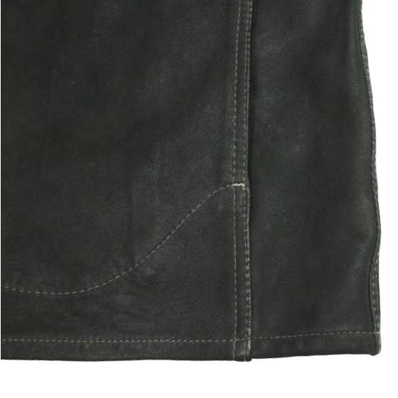 RRL ダブルアールエル 25AW ラフアウトスエード ワークシャツ MNRRWOV16820377 XS BLACK Double RL レザー ジャケット 定価346,500円 |  | 06