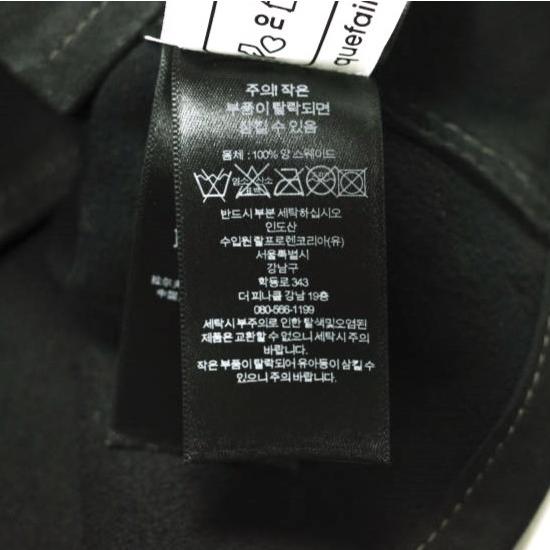 RRL ダブルアールエル 25AW ラフアウトスエード ワークシャツ MNRRWOV16820377 XS BLACK Double RL レザー ジャケット 定価346,500円 |  | 08