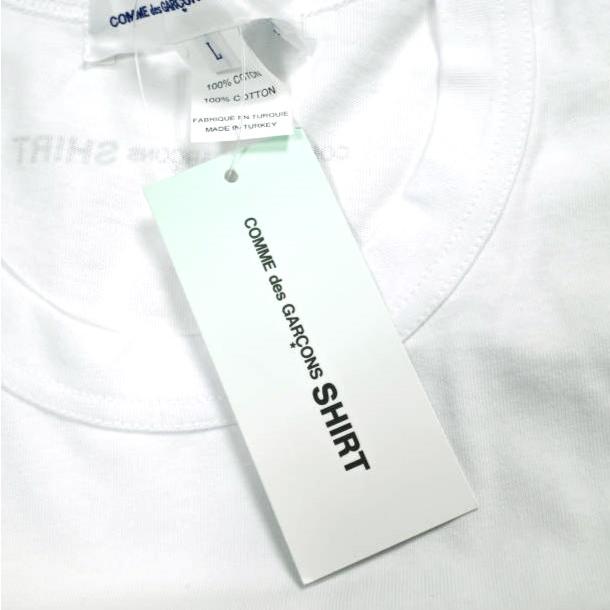 新品 COMME des GARCONS SHIRT コムデギャルソンシャツ SMALL LOGO BACK PRINT L/S TEE ロゴプリントロングスリーブTシャツ FH-T012 L 白 |  | 03