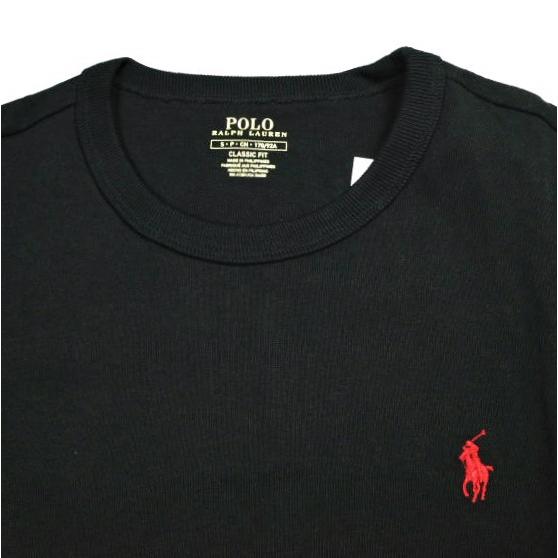 新品 POLO RALPH LAUREN ポロ・ラルフローレン クラシックフィット ジャージーTシャツ MNPOTSH1N820394 S ブラック 半袖 ポニー刺〓 g25525 |  | 05
