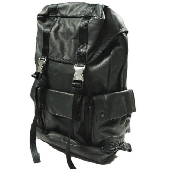 JOHN LAWRENCE SULLIVAN x LORINZA ジョンローレンスサリバン ロリンザ 別注 オールレザー バッグパック BLACK リュック カバン g25529 | 