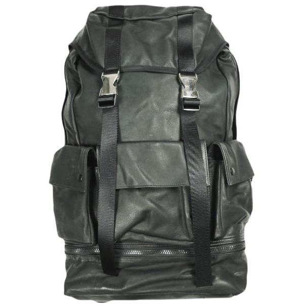 JOHN LAWRENCE SULLIVAN x LORINZA ジョンローレンスサリバン ロリンザ 別注 オールレザー バッグパック BLACK リュック カバン g25529 |  | 01