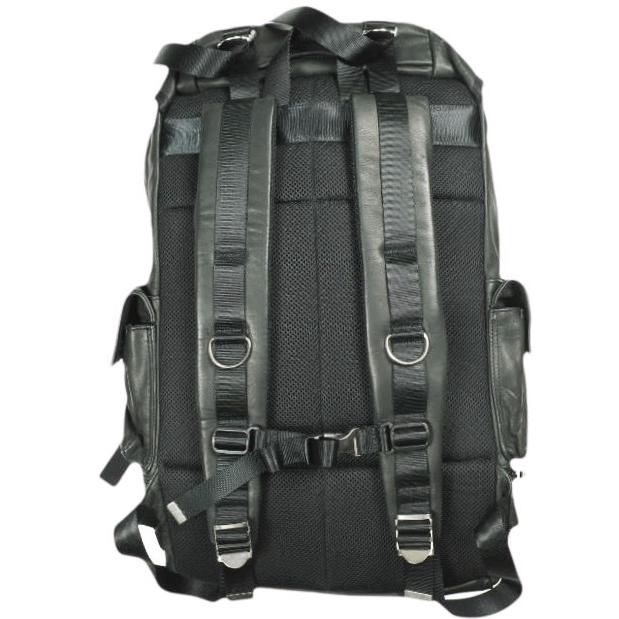 JOHN LAWRENCE SULLIVAN x LORINZA ジョンローレンスサリバン ロリンザ 別注 オールレザー バッグパック BLACK リュック カバン g25529 |  | 02