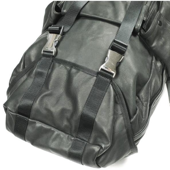 JOHN LAWRENCE SULLIVAN x LORINZA ジョンローレンスサリバン ロリンザ 別注 オールレザー バッグパック BLACK リュック カバン g25529 |  | 04