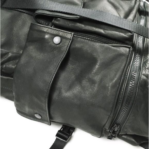 JOHN LAWRENCE SULLIVAN x LORINZA ジョンローレンスサリバン ロリンザ 別注 オールレザー バッグパック BLACK リュック カバン g25529 |  | 07