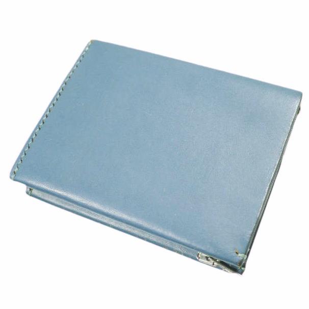 ED ROBERT JUDSON エドロバートジャドソン BUND BINDER MINI WALLET バインダーミニウォレット BLUE レザー 二つ折り財布 g25532 |  | 02