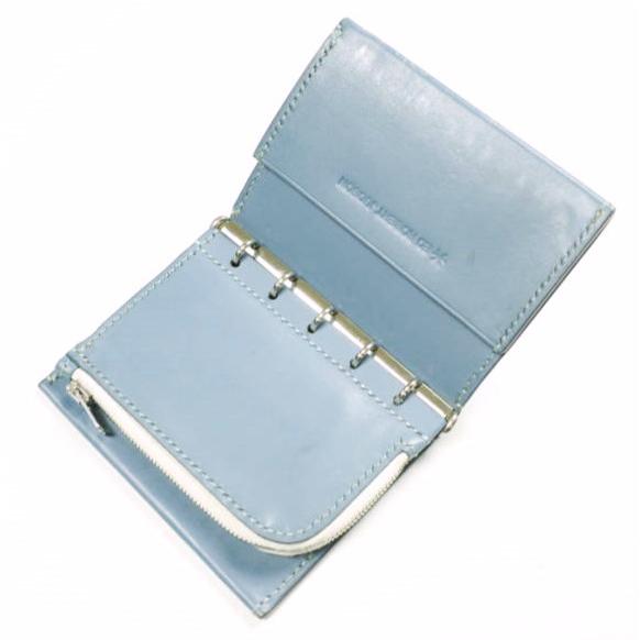 ED ROBERT JUDSON エドロバートジャドソン BUND BINDER MINI WALLET バインダーミニウォレット BLUE レザー 二つ折り財布 g25532 |  | 03