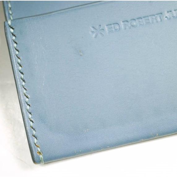 ED ROBERT JUDSON エドロバートジャドソン BUND BINDER MINI WALLET バインダーミニウォレット BLUE レザー 二つ折り財布 g25532 |  | 06
