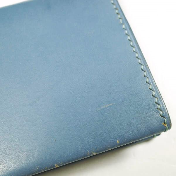 ED ROBERT JUDSON エドロバートジャドソン BUND BINDER MINI WALLET バインダーミニウォレット BLUE レザー 二つ折り財布 g25532 |  | 08