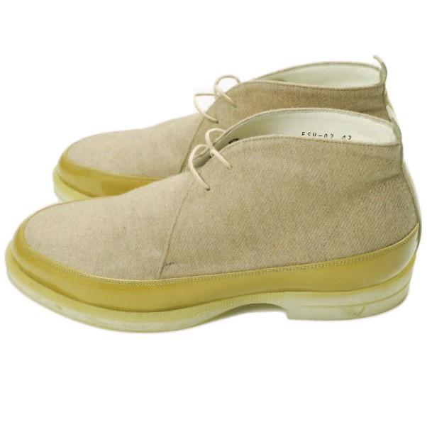 NIT ニト 日本製 ウール＆パテントレザーコンビネーション チャッカブーツ NIT12AW-ESH02 42(27cm) BEIGE シューズ g25541 |  | 01