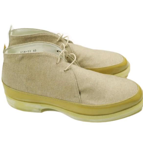 NIT ニト 日本製 ウール＆パテントレザーコンビネーション チャッカブーツ NIT12AW-ESH02 42(27cm) BEIGE シューズ g25541 |  | 02