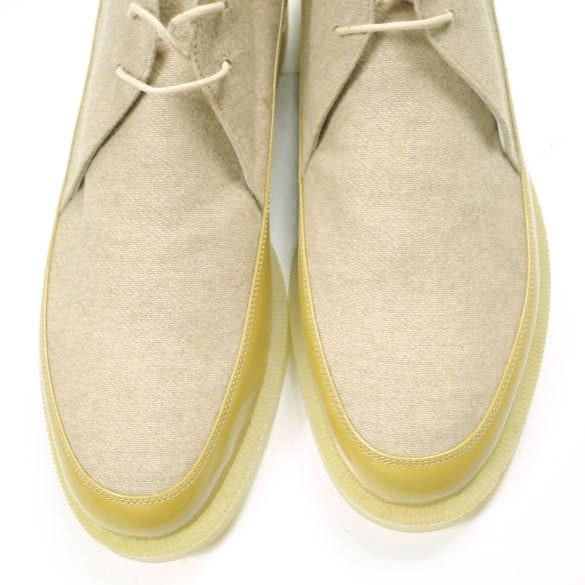 NIT ニト 日本製 ウール＆パテントレザーコンビネーション チャッカブーツ NIT12AW-ESH02 42(27cm) BEIGE シューズ g25541 |  | 04