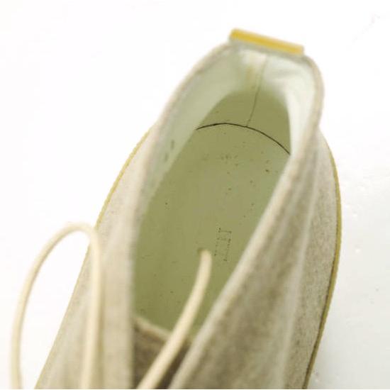 NIT ニト 日本製 ウール＆パテントレザーコンビネーション チャッカブーツ NIT12AW-ESH02 42(27cm) BEIGE シューズ g25541 |  | 06