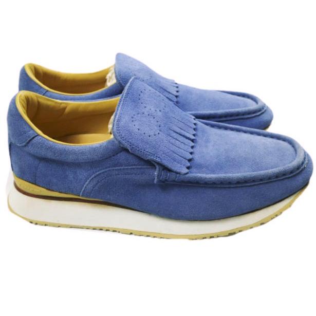 FLAPH Boost 8 by Terrem スエードモカシンシューズ 8BT-10W-TL4 US10.5(28.5cm) BLUE キルトタッセル シューズ g25543 |  | 02