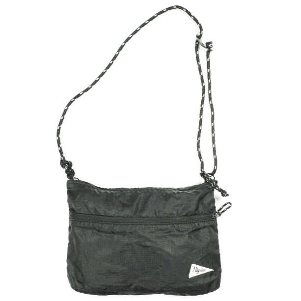Pilgrim Surf+Supply ピルグリム サーフ+サプライ Sacoche ナイロンリップストップ サコッシュ BLACK BEAMS百名品 ショルダーバッグ | 