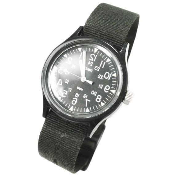 Engineered Garments x TIMEX x BEAMS BOY タイメックス 別注 Original Camper ミラー反転 オリジナルキャンパー ブラック 腕時計 |  | 01