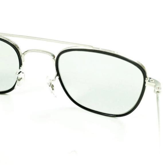 EYEVAN アイヴァン 日本製 Paddy BC-W パディ ウエリントンサングラス BRUSH CHROMIUM/NAVY 49□20-145 眼鏡 メガネ【中古】【EYEVAN】 EYEVAN アイヴァン 日本製 Paddy BC-W パディ ウエリントンサングラス
