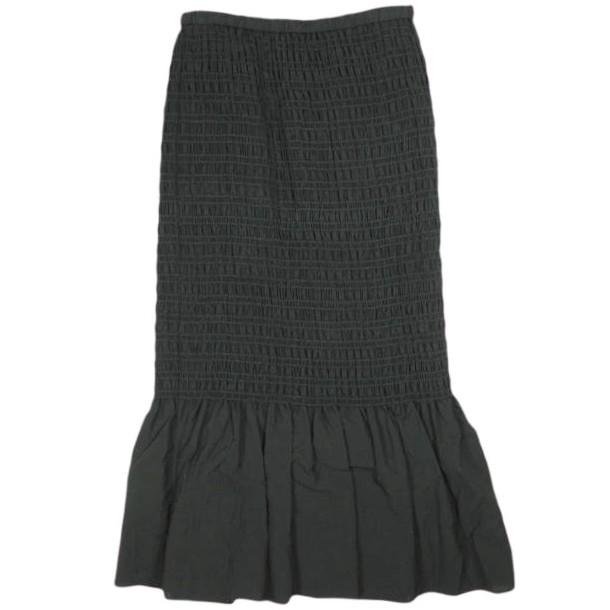 BEAUTY＆YOUTH UNITED ARROWS ビューティーアンドユース セルロースナイロン シャーリング ロングスカート 1624-105-3685 BLACK g25563 |  | 01