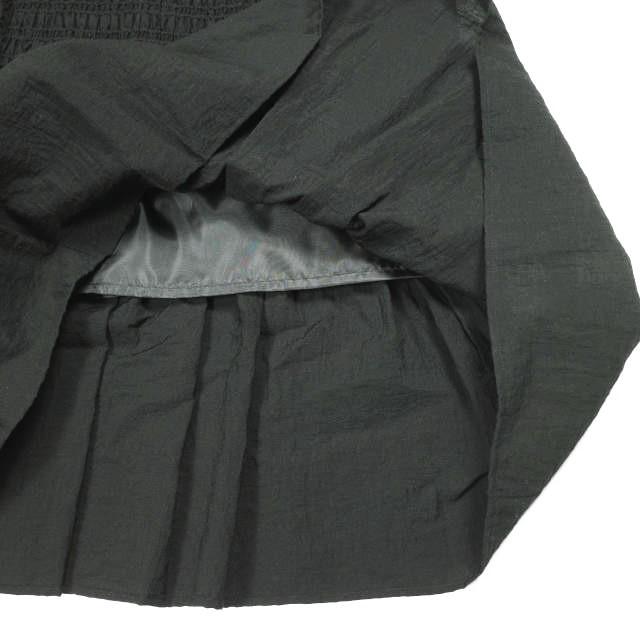BEAUTY＆YOUTH UNITED ARROWS ビューティーアンドユース セルロースナイロン シャーリング ロングスカート 1624-105-3685 BLACK g25563 |  | 05