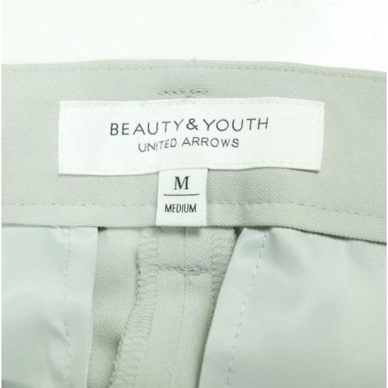 BEAUTY＆YOUTH UNITED ARROWS ビューティーアンドユース ユナイテッドアローズ ツイルカラーフレアパンツ 1614-287-4982 M ライトグリーン |  | 03