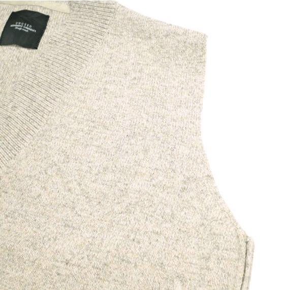 UNUSED アンユーズド 18AW V-NECK KNIT VEST オーバーサイズ Vネックニットベスト US1499 2 OATMEAL セーター トップス g25571 |  | 04