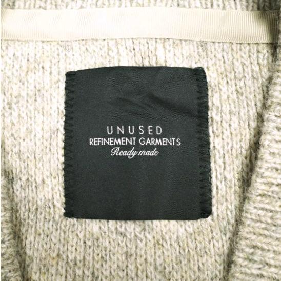 UNUSED アンユーズド 18AW V-NECK KNIT VEST オーバーサイズ Vネックニットベスト US1499 2 OATMEAL セーター トップス g25571 |  | 06