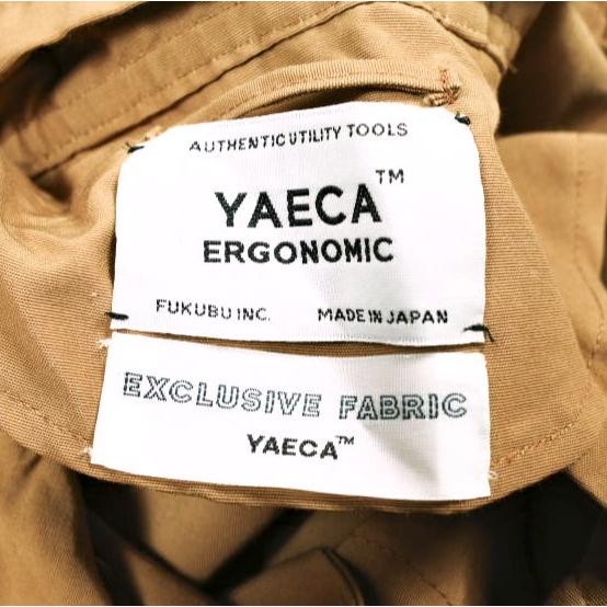 YAECA ERGONOMIC ヤエカ エルゴノミック 日本製 60/40 CLOTH HOOD SHIRT 60/40クロス フードシャツ 12455 S キャメル 長袖 スナップボタン |  | 02