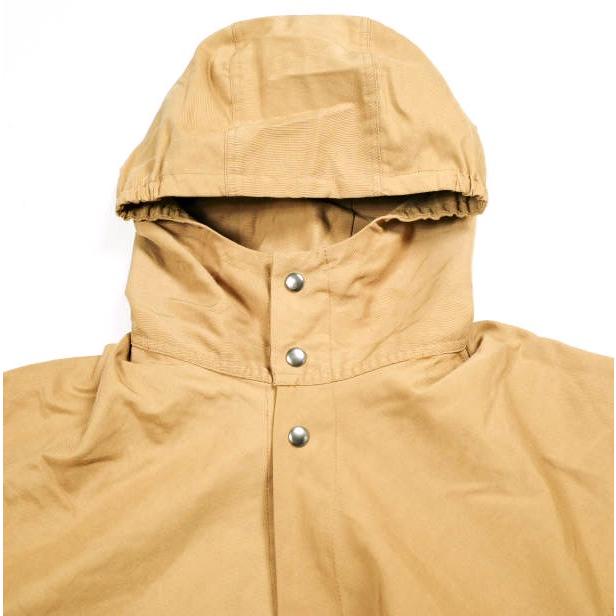 YAECA ERGONOMIC ヤエカ エルゴノミック 日本製 60/40 CLOTH HOOD SHIRT 60/40クロス フードシャツ 12455 S キャメル 長袖 スナップボタン |  | 03