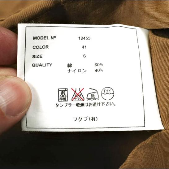 YAECA ERGONOMIC ヤエカ エルゴノミック 日本製 60/40 CLOTH HOOD SHIRT 60/40クロス フードシャツ 12455 S キャメル 長袖 スナップボタン |  | 08