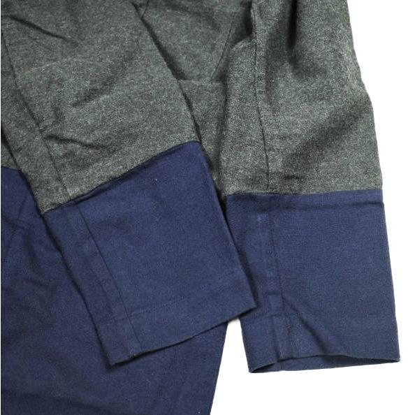 FACETASM ファセッタズム 日本製 バイカラーノーカラーコート 0A-C0-U01 S CHARCOAL/NAVY ガウン カーディガン アウター g25587 |  | 05