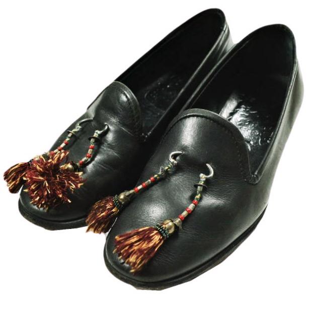 Hender Scheme x the Sakaki エンダースキーマ ザ サカキ 別注 Tassel Shoes タッセルシューズ 4(26-26.5cm) BLACK MOZOKA スリッポン | 