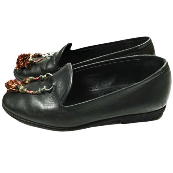 Hender Scheme x the Sakaki エンダースキーマ ザ サカキ 別注 Tassel Shoes タッセルシューズ 4(26-26.5cm) BLACK MOZOKA スリッポン |  | 01