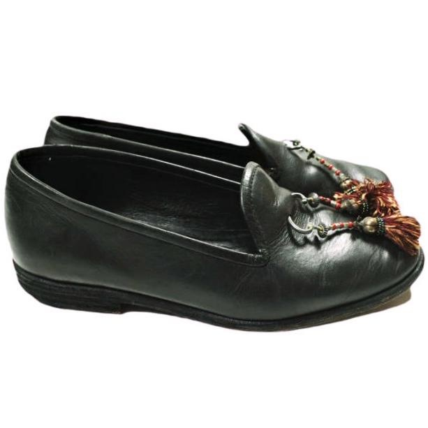 Hender Scheme x the Sakaki エンダースキーマ ザ サカキ 別注 Tassel Shoes タッセルシューズ 4(26-26.5cm) BLACK MOZOKA スリッポン |  | 02